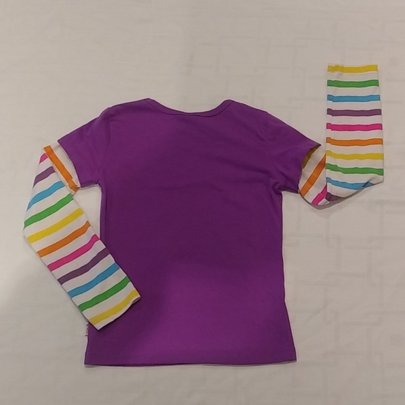 Purple Long Sleeve Happy Will Find You T-Shirt - Picture 4 of 8